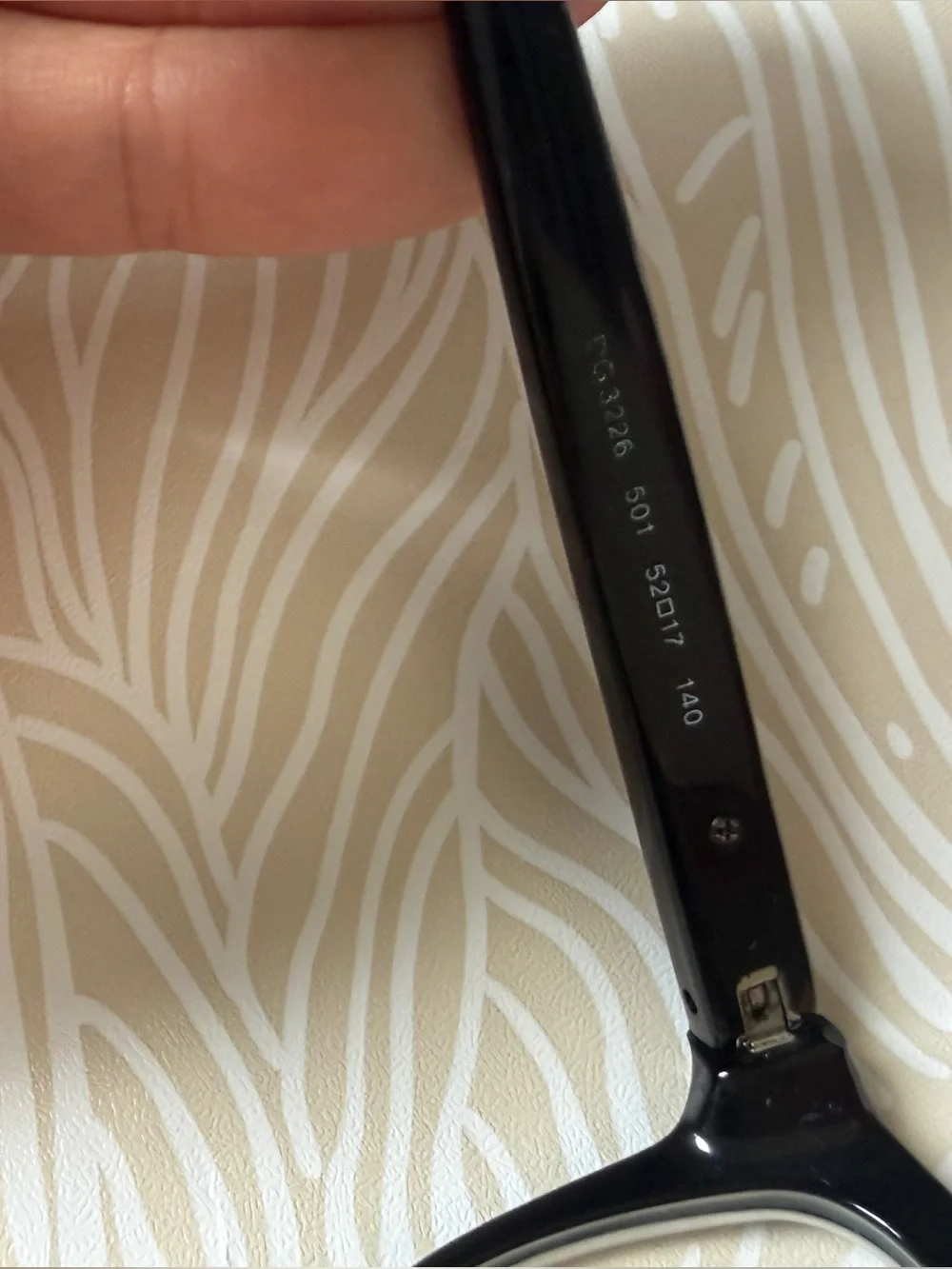 Dolce & Gabbana DG3226 501 Black Eyeglass Frames